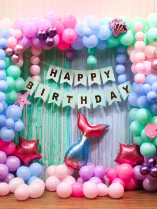 Mermaid's Ocean Fiesta Birthday Decoraton