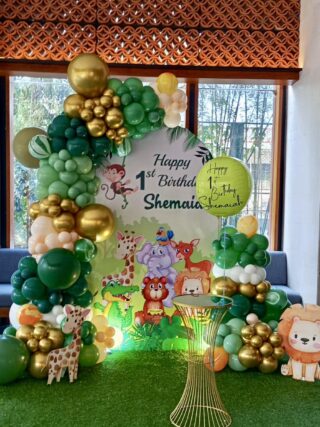 wild one Jungle with U Frame Decoration