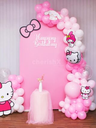 Kitty Pink Birthday Decoration