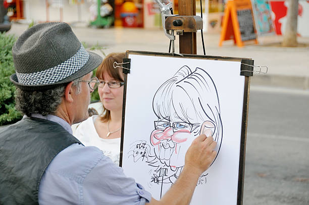 Caricature for kids birthday party