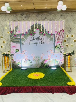 Square frame with Backdrop Decoration