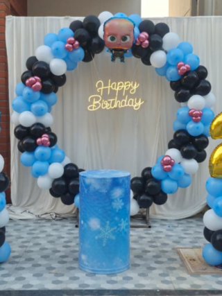 Mr.Boss Theme Birthday Decoration